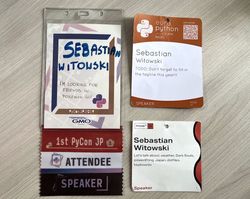 My old conference badges