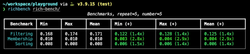 richbench in action