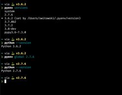 pyenv in action