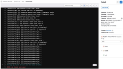 Log from the 'flake8' job