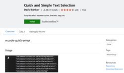 Plugins: Quick and Simple Text Selection