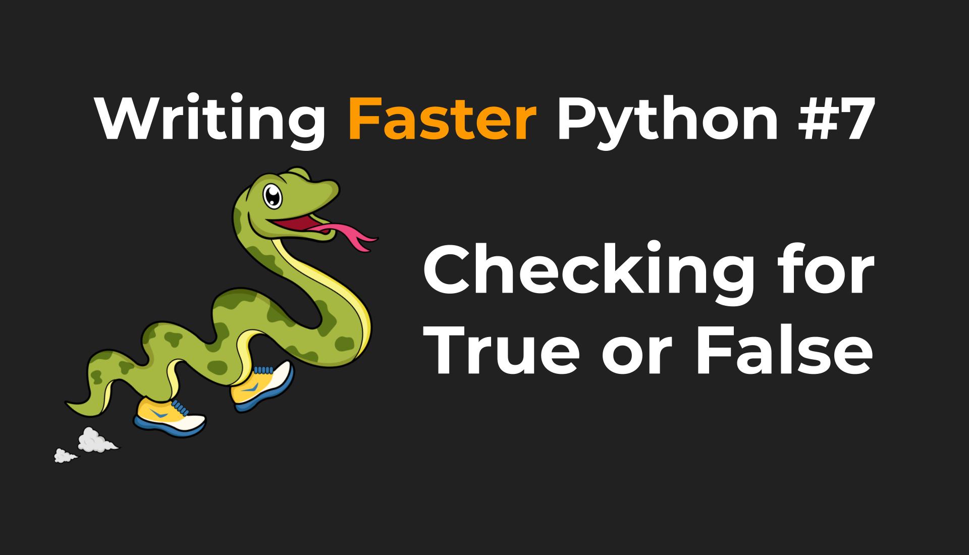 How To Return True Or False In Python