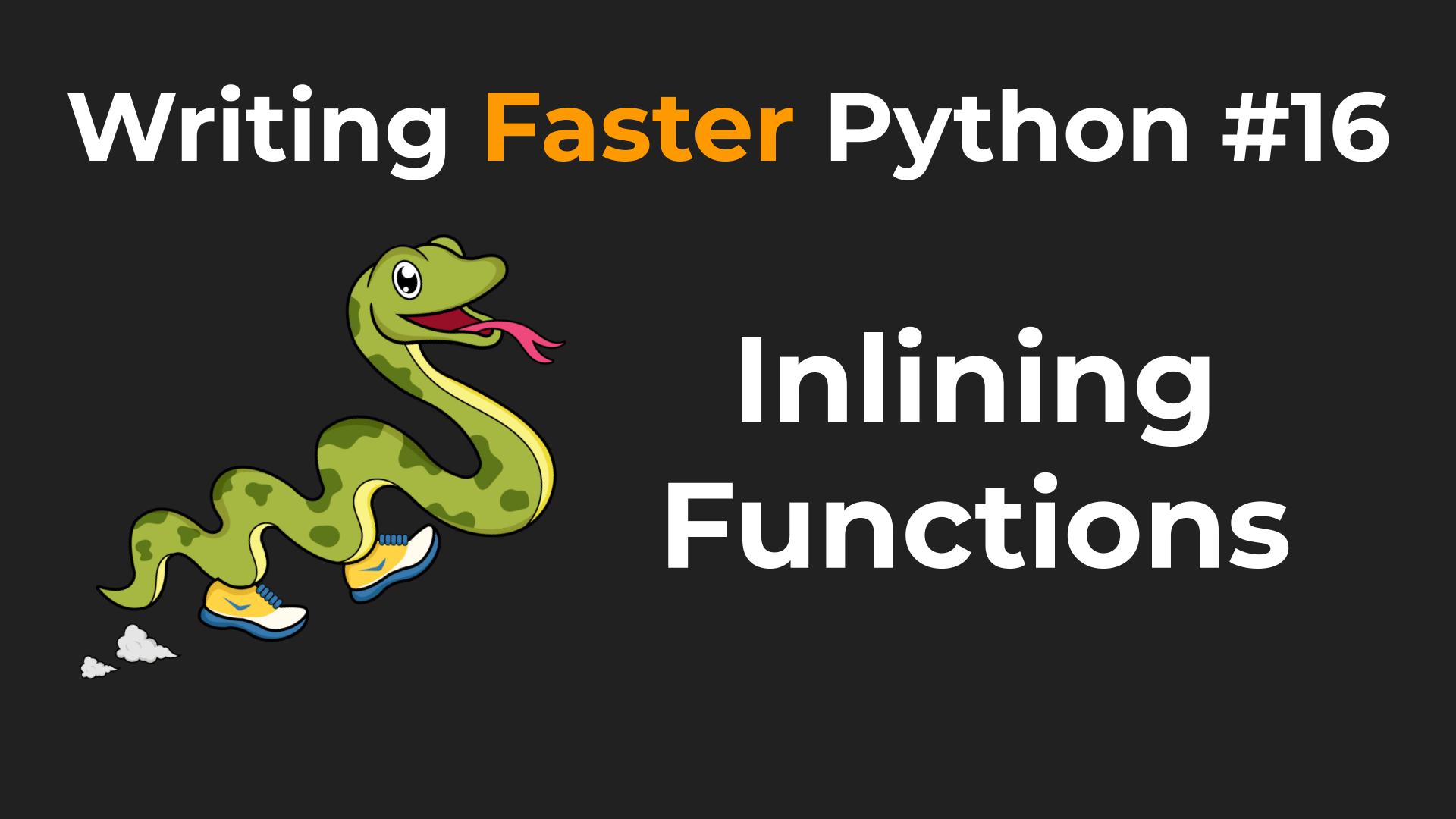 Inlining Functions