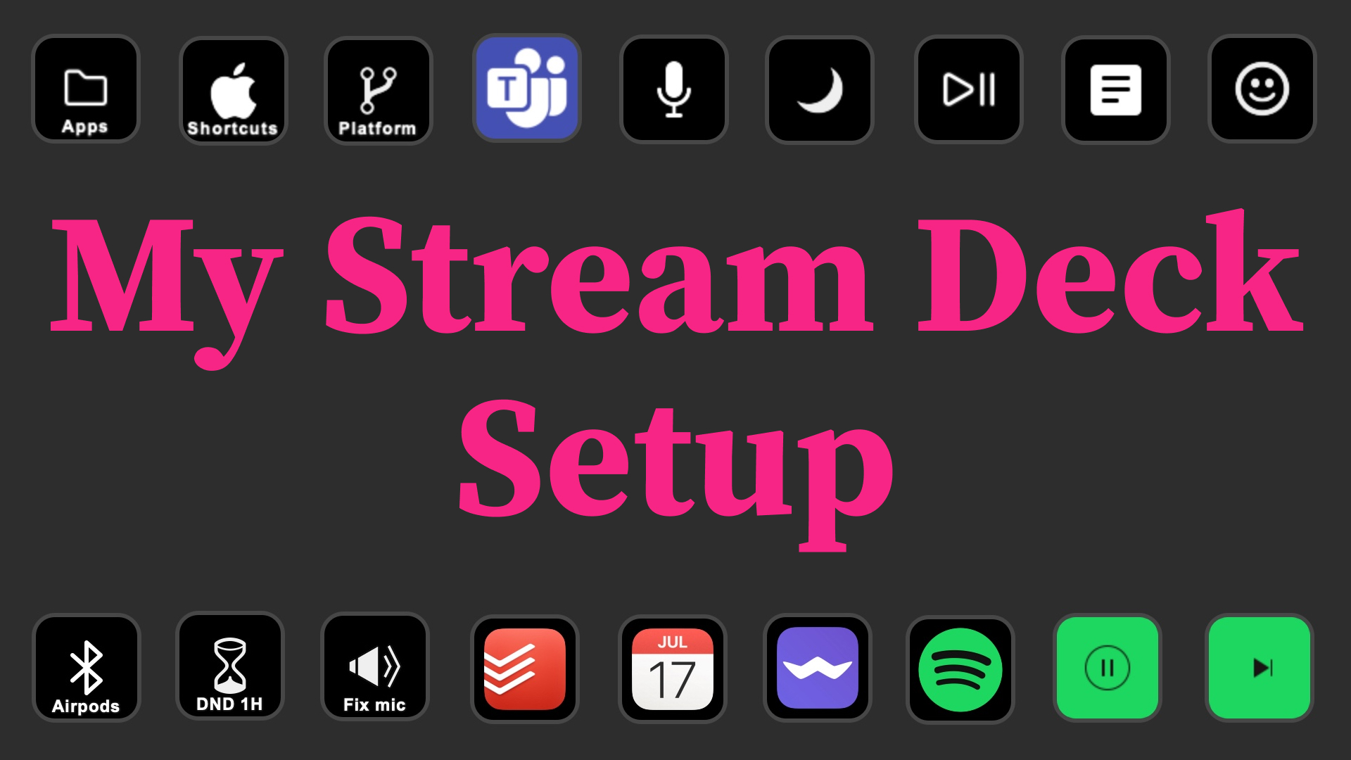 My Stream Deck Setup